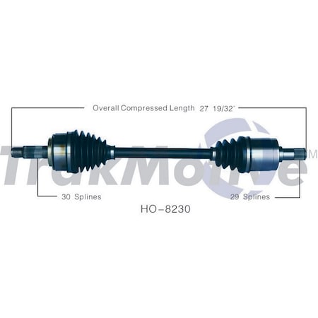 Surtrack Axle Cv Axle Shaft, Ho-8230 HO-8230